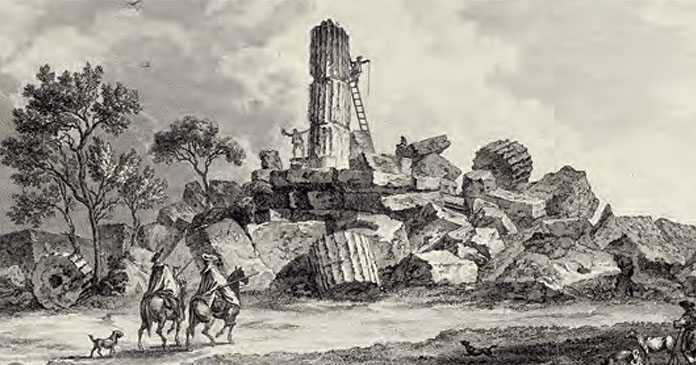 View of Hercules temple ruins