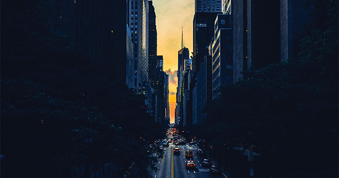 Sunset at Manhattan