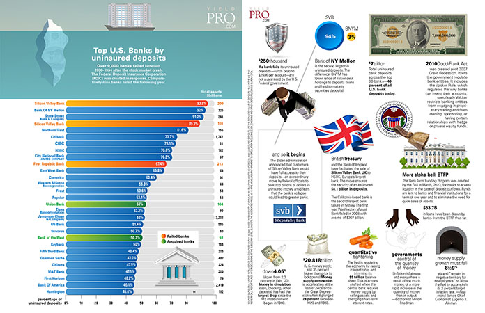 Infographic Top U S Banks By Uninsured Deposits Yield PRO